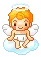 angel on a cloud