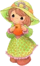 green dress