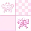 pink butterflys