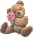 Bear w/rose
