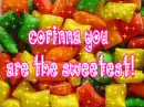 Corinna and candy