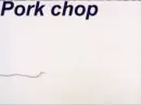 pork chop with font