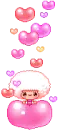 pink hearts