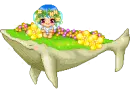 kawaii girl w/ whale