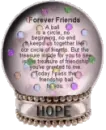 Frienship tex in globe