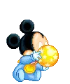 Baby mickey w/ball