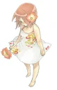 sakura as a kid in a dress