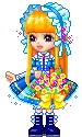 Blue Country Dress