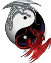 Dragon and Yin-Yang