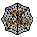 Halloween spider web 
