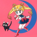chibi sailor moon and luna