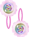 Pink rattles