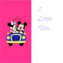 Mickey And Minnie I Love You