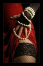 Garter and pearls