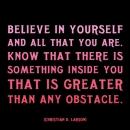 believe in yourself