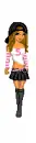 pink t shirt doll