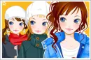 three girl