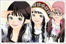 three girl