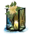 Christmas candle light