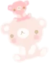 cute pink teddies