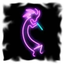 Neon Kokopelli