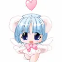 too cute anime girl