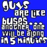 guys r like buses