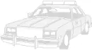 Sketched Police Car