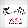 You & Me = L.O.V.E