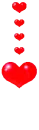 red hearts