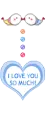 two birds : i love you so much