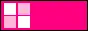 shiny pink square box