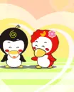 penguin love locked 