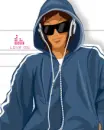 cute fashion boy listening to music