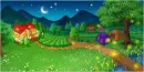 camping place at night