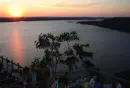 lake travis at  sunset