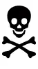 flashing green/black skull