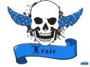 lexie blue skull