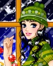 cute winter girl