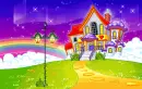 cute mushroom house