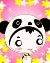 too cute panda boy : i love you