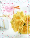 i love you : yellow roses bouquet