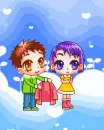 couple in winter take your coat !