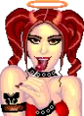 Devil angel chick