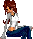 Pretty anime girl