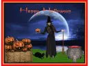 witch with pumpkins
