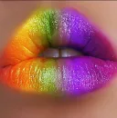 rainbow lips