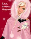 cute girl love dreams happiness