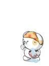 puppy blowing soap bubbles