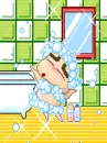 shin chan & soap bubbles